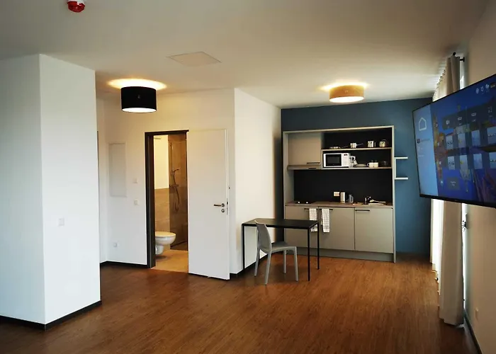 Lejlighedshotel Fair N Square 24 Stunden Self-check In Darmstadt